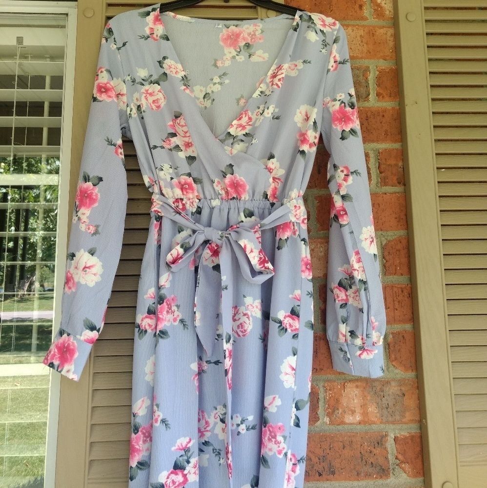Long Floral Maxi Dress